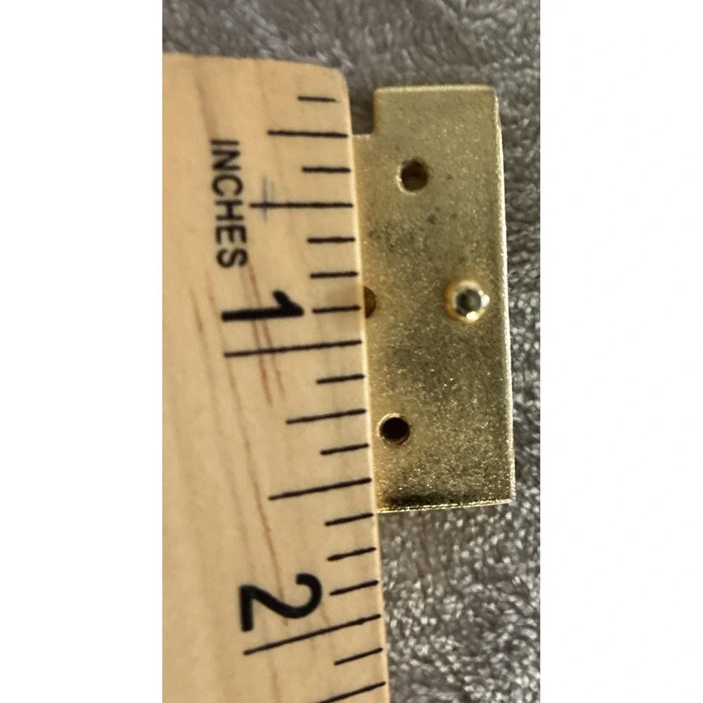 Louis Vuitton Belt Buckle LV Gold Tone 1.5